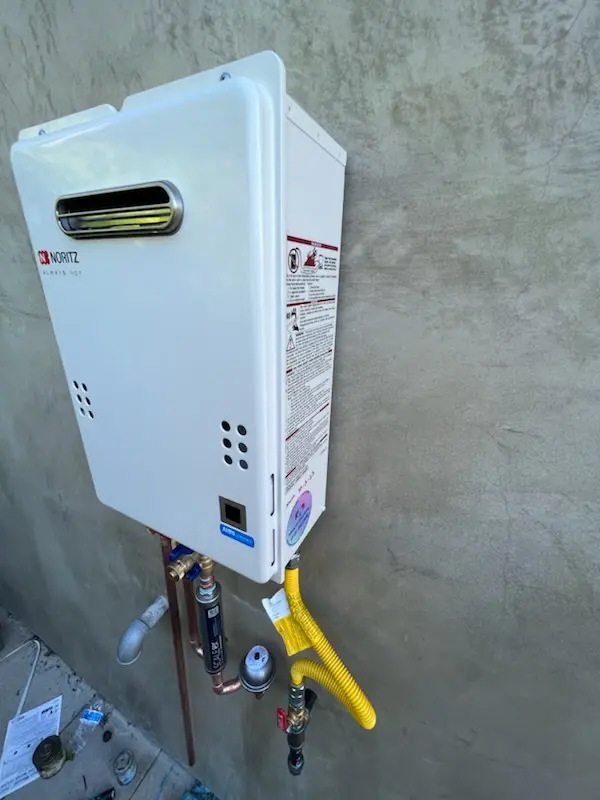 Tankless water heater installation for Sylvan View homes